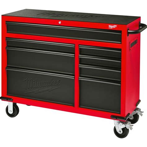 milwaukee 8-drawer rolling steel storage cabinet|milwaukee rolling storage cabinet.